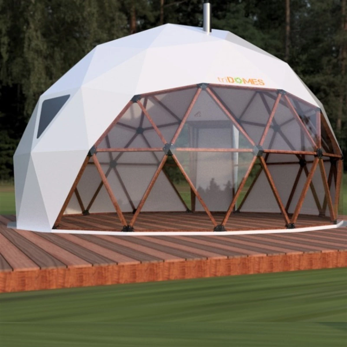 TRIDOMES D10I 77m2 Kubbe Çadır