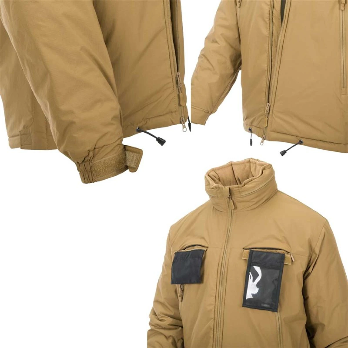HELIKON TEX Husky Tactical Winter Jacket - Climashield® Apex 100 G BLACK - Small