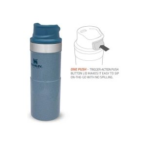 Stanley Klasik Trigger-Action Seyahat Bardağı 0,35 Lt - Buz Mavisi