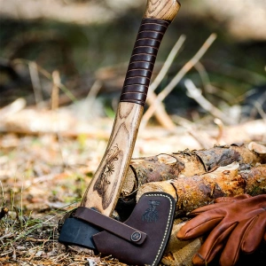 Megaton Axe Valkrie Dövme Karbon Çelik Balta - 41 cm