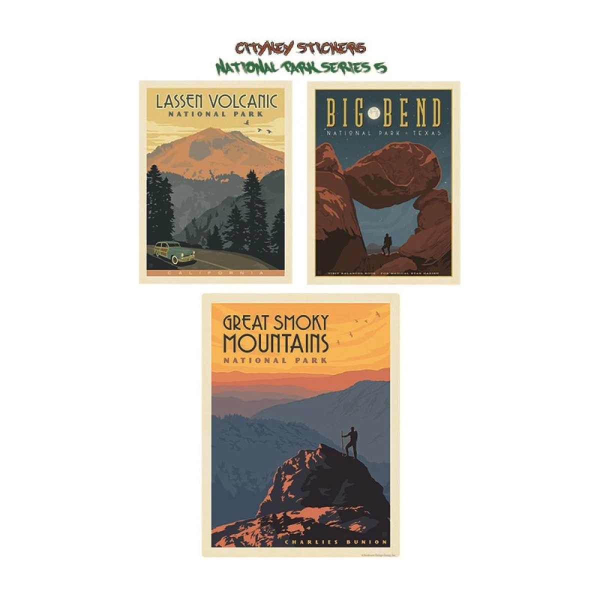 CITYKEY STICKERS National Park 5 Serisi Sticker