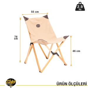 FUNKY CHAIRS Butterfly Ahşap Sandalye