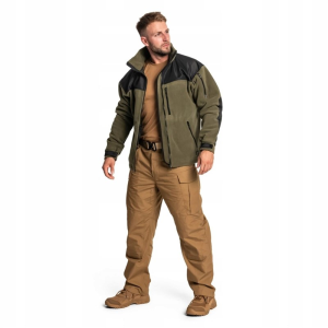 HELiKON TEX Classıc Army Jacket - Fleece OLIVE/BLACK - Large Regular