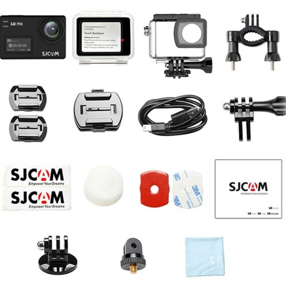 SJCAM Sj8 Pro Wi-Fi 4K Aksiyon Kamera-Siyah
