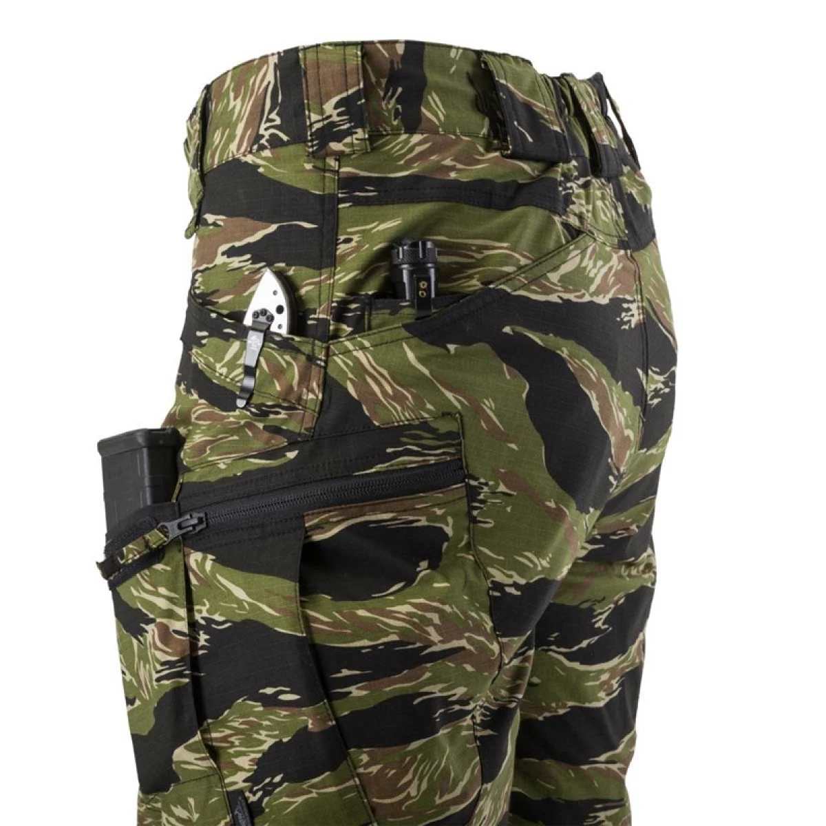 HELIKON TEX UTS (Urban Tactical Shorts) 11 - Polycotton Stretch Ripstop TIGER STRIPE - XLarge