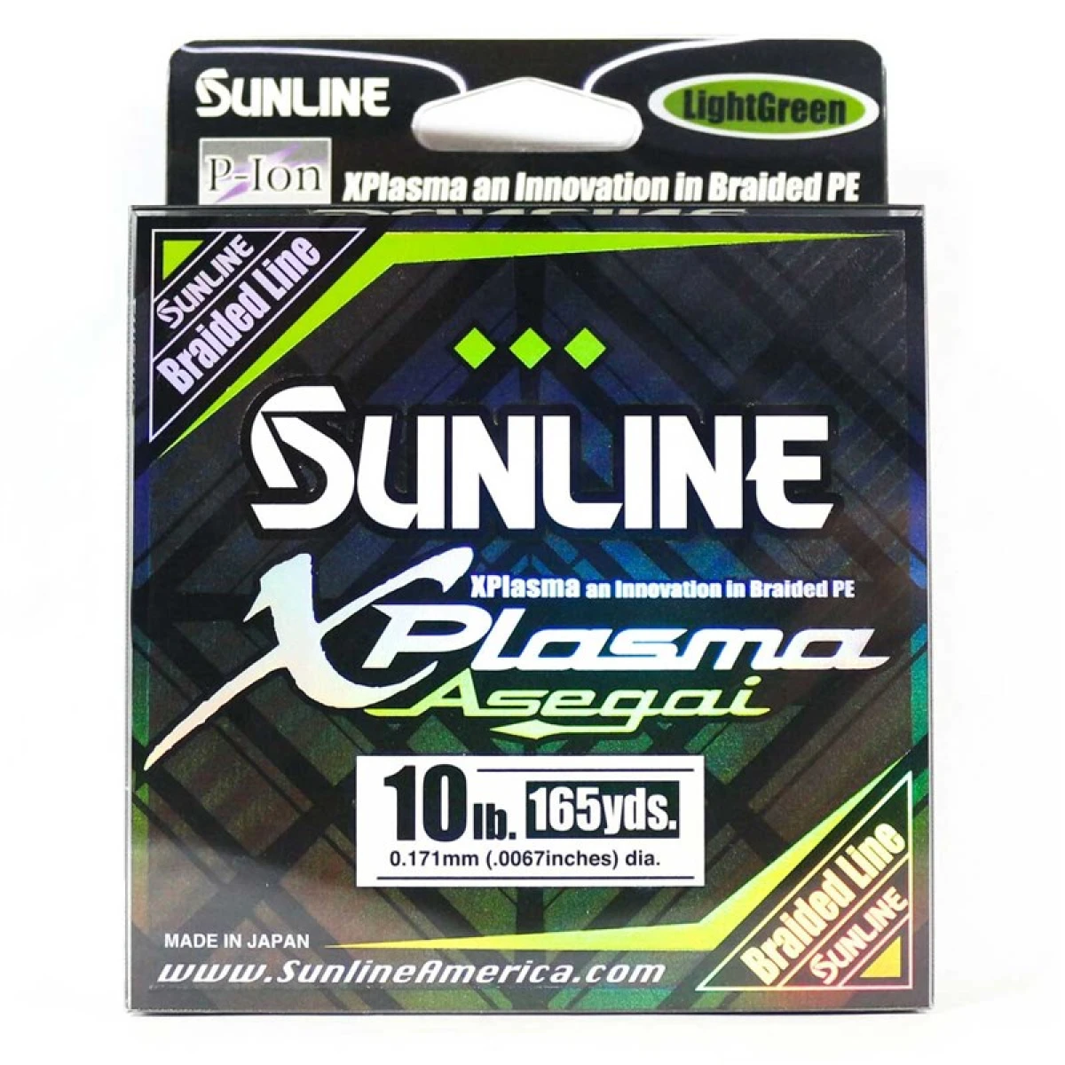 SUNLINE Xplasma Asegai Açık Yeşil 150 Metre İp Misina 10 Lb 4.5 Kg 0.171 mm