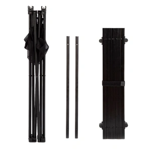 FUNKY CHAIRS Black Katlanabilir Kamp Masası Büyük (71 x 68 x 62cm)