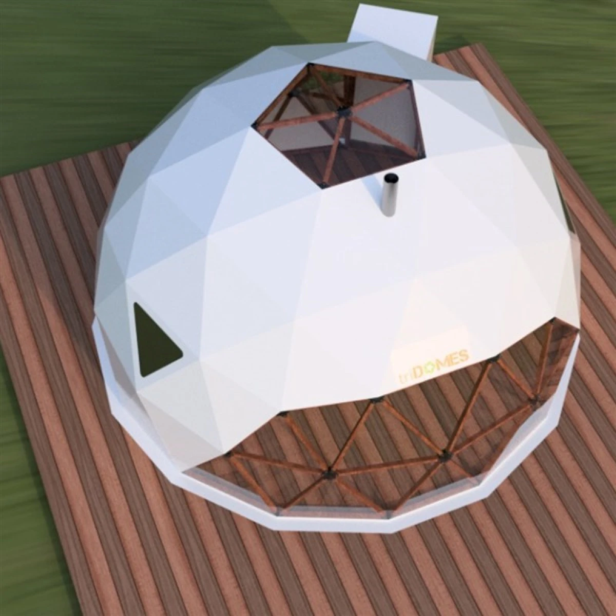 TRIDOMES D10I 77m2 Kubbe Çadır