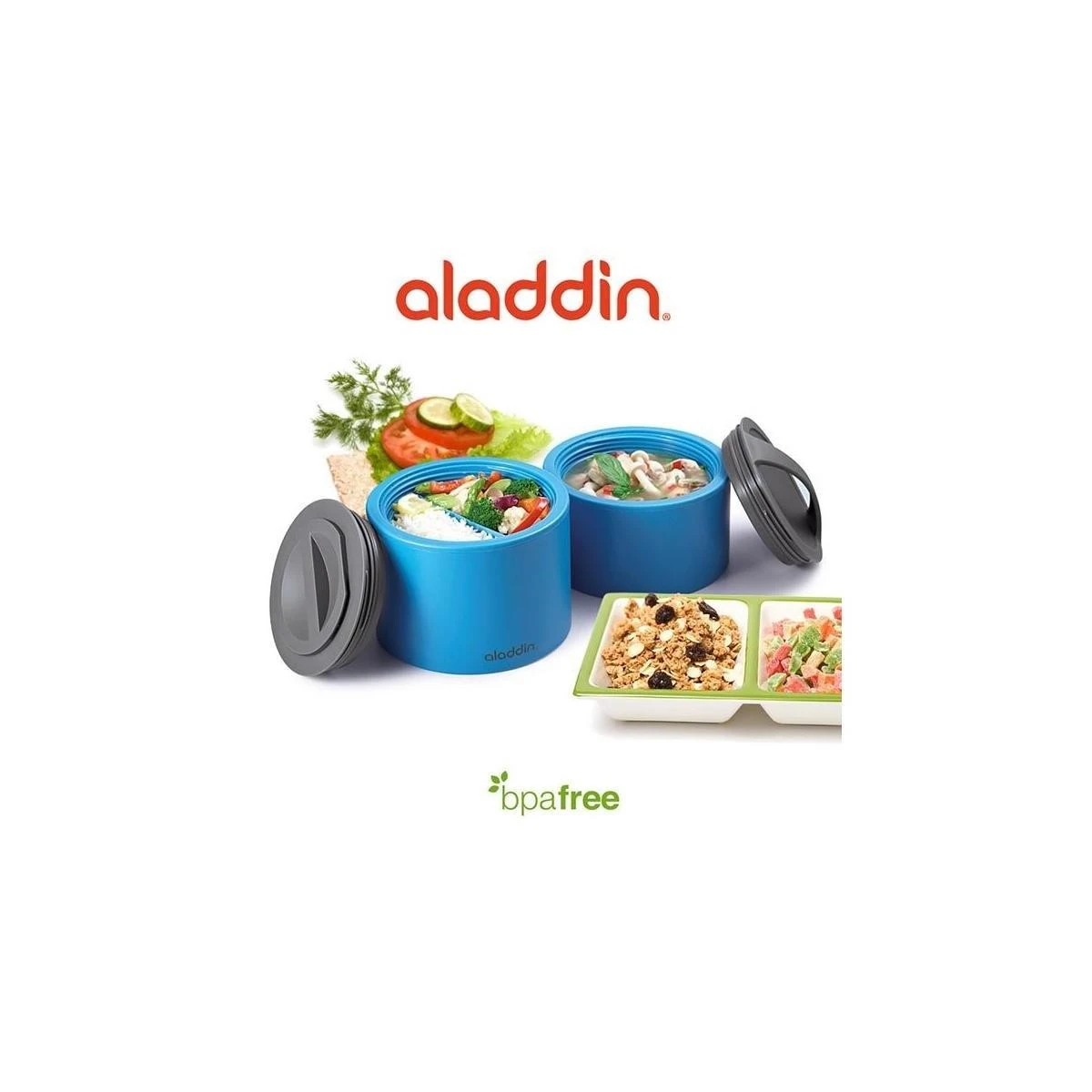 ALADDIN Bento Yemek Termosu 0,95 Lt Mor