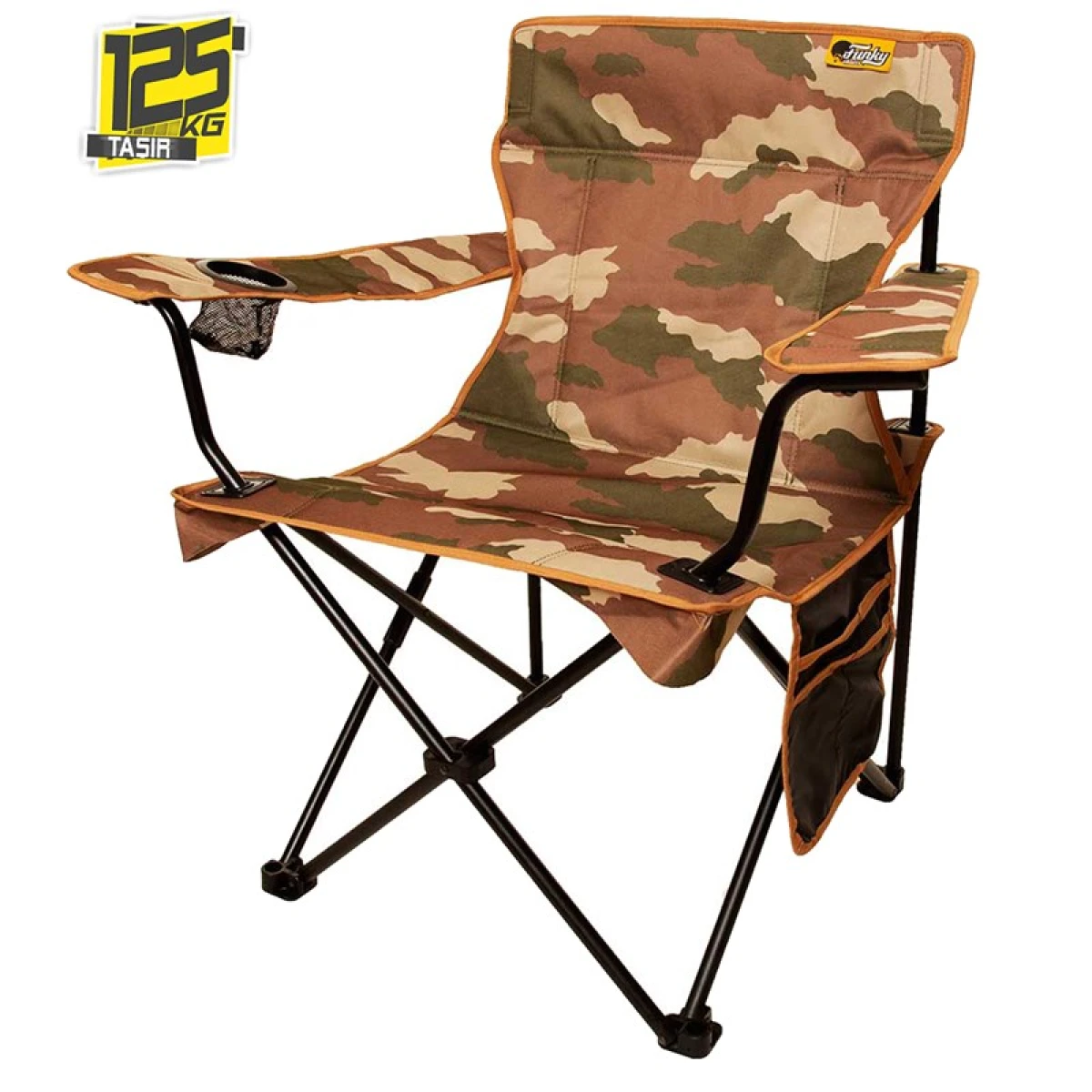 FUNKY CHAIRS V2 Askeri Kamuflaj Lüks Kamp Sandalyesi