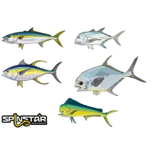 SPINSTAR Salt Water Serisi Sticker No: 1
