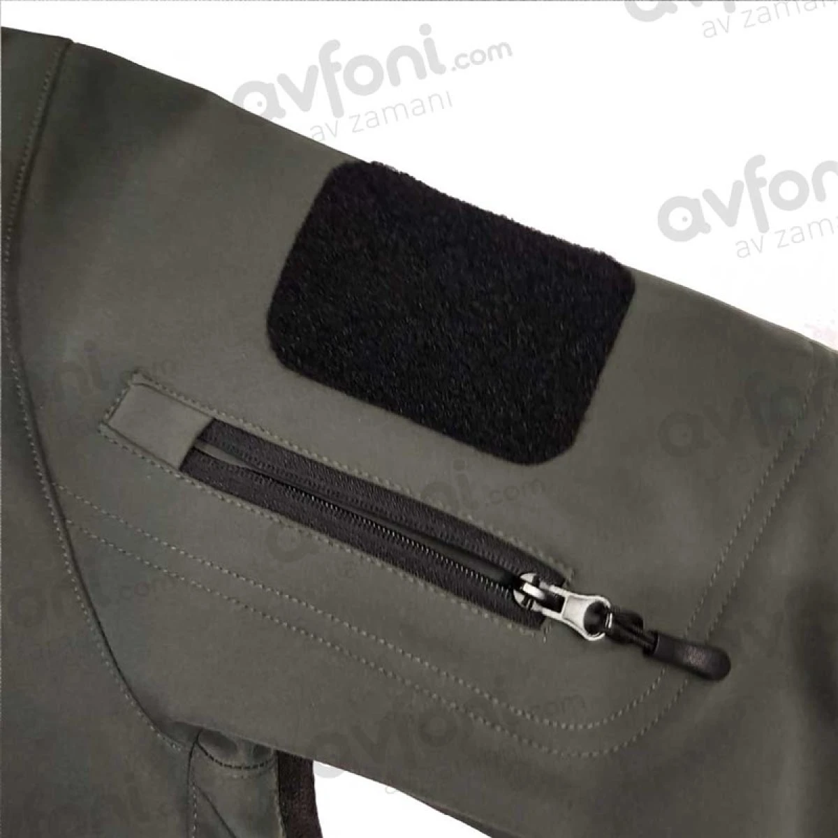 N.M TACTICAL Askeri Taktik Softshell Kapşonlu Mont - Bej - S