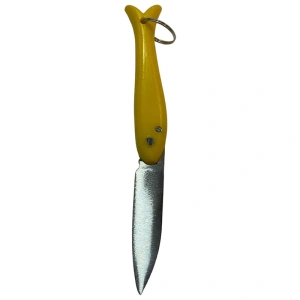 SPINSTAR El Yapımı Mini Çakı Bıçak 9 cm - Sarı