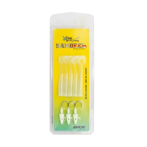 HANFISH Sandeel 8 cm 5.2 gr 5+3 Silikon Yem SL-806 Glow