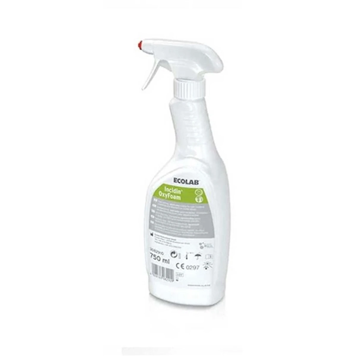 ECOLAB İncidin Oxyfoam 750 ml + Derhand Plus 1 Lt Pompalı + 2x 100 Ml Şişe