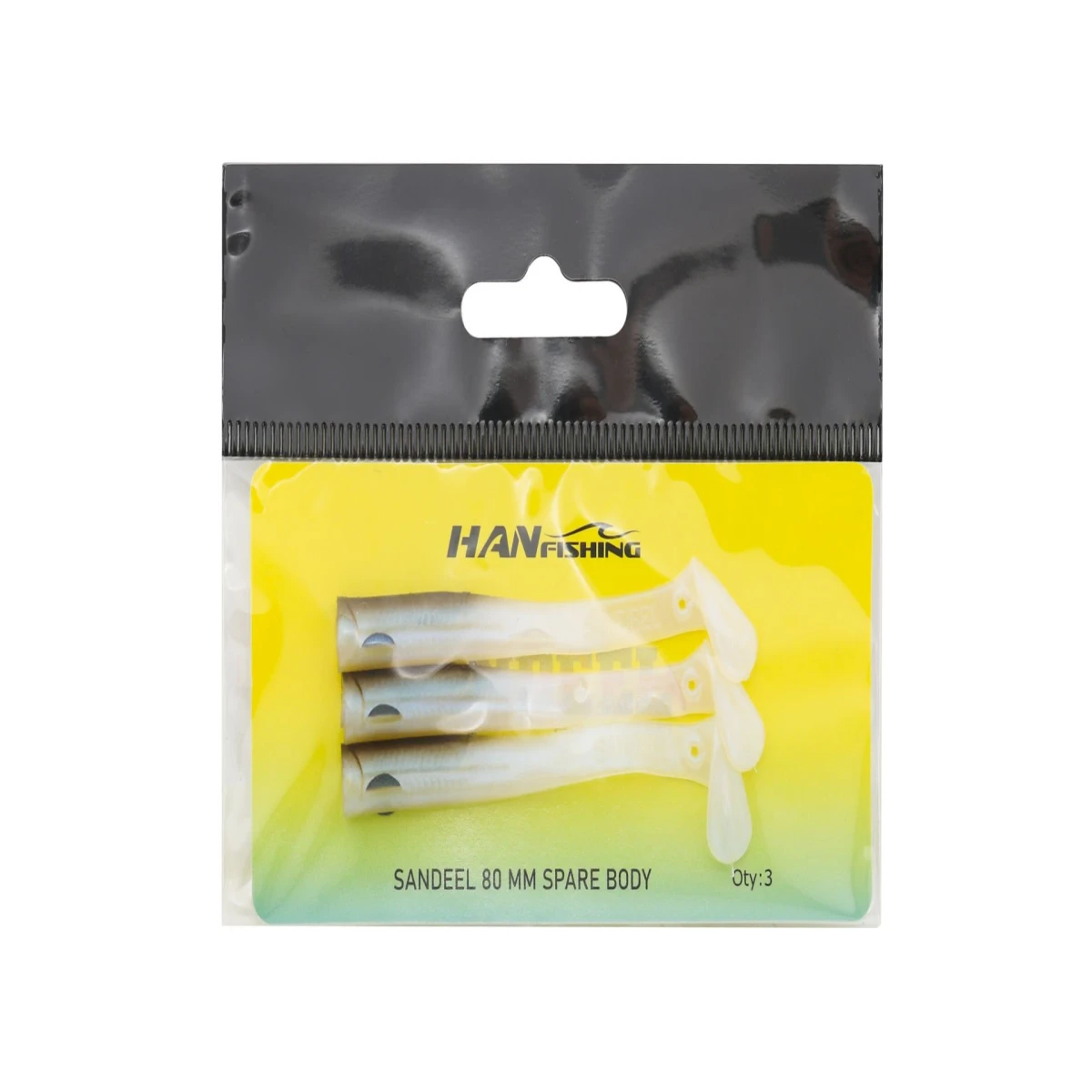 HANFISH Sandeel Yedek Gövde Silikon Yem Silver Bait