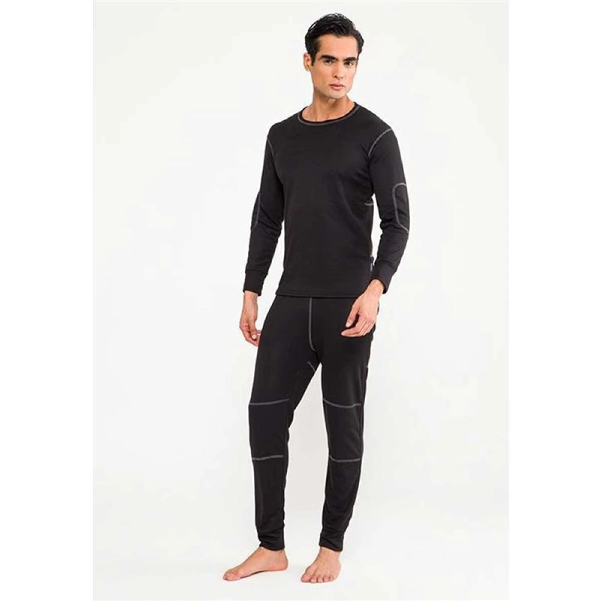 Thermoform Active Plus Yetişkin Termal İçlik Set Siyah - L