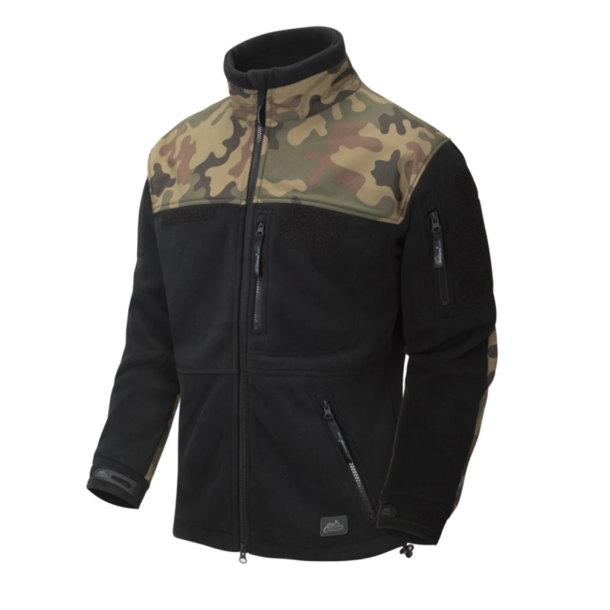 HELIKON TEX Polısh Infantry Jacket - Fleece BLACK/PL WOODLAND - M