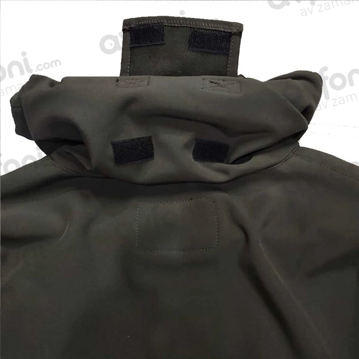 N.M TACTICAL Askeri Taktik Softshell Kapşonlu Mont - Bej - S