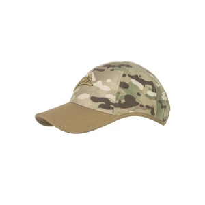 HELIKON-TEX Logo Polycotton Ripstop Camogrom/Coyote Renk Şapka