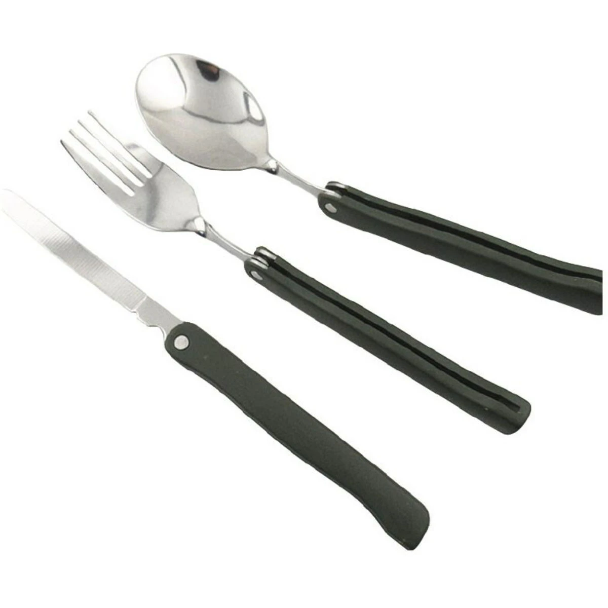 NURGAZ Plastik Saplı Çatal Kaşık Bıçak Set PSCKB