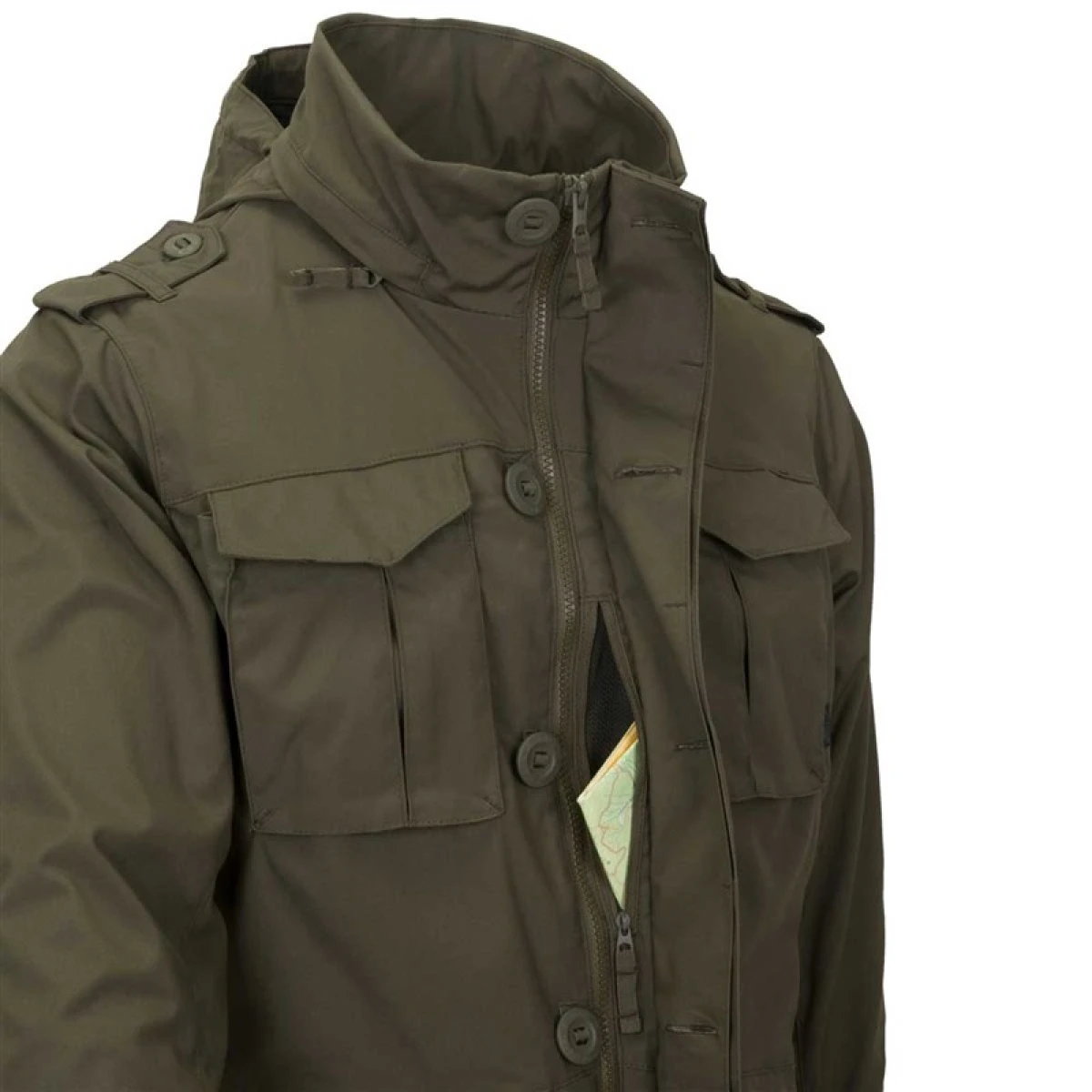 HELIKON TEX Covert M-65 Jacket TAIGA GREEN - XLarge