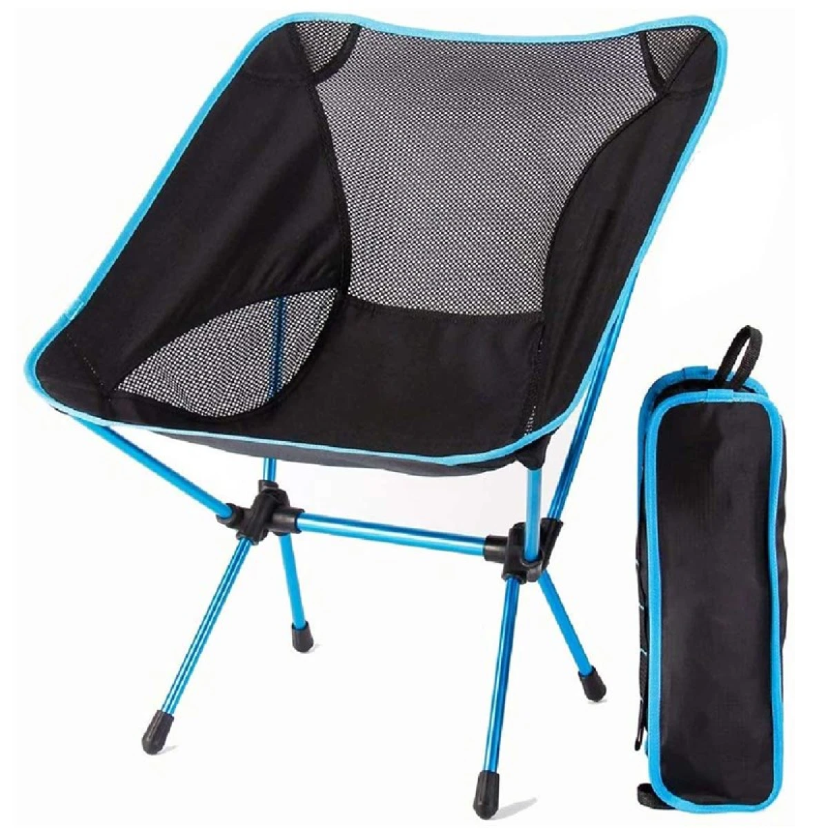 FUNKY CHAIRS Ultralight 900 gr Alüminyum Katlanır Kamp Sandalyesi - Mavi