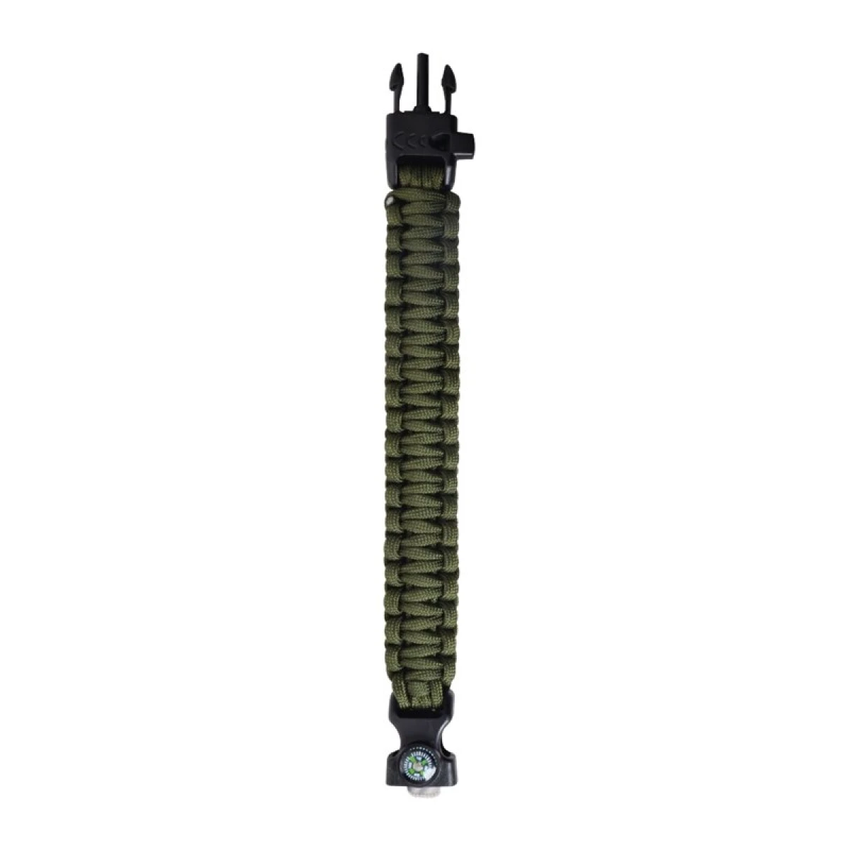 NURGAZ Magnezyumlu Pusulalı Paracord Bileklik Yeşil NG PİB-Y