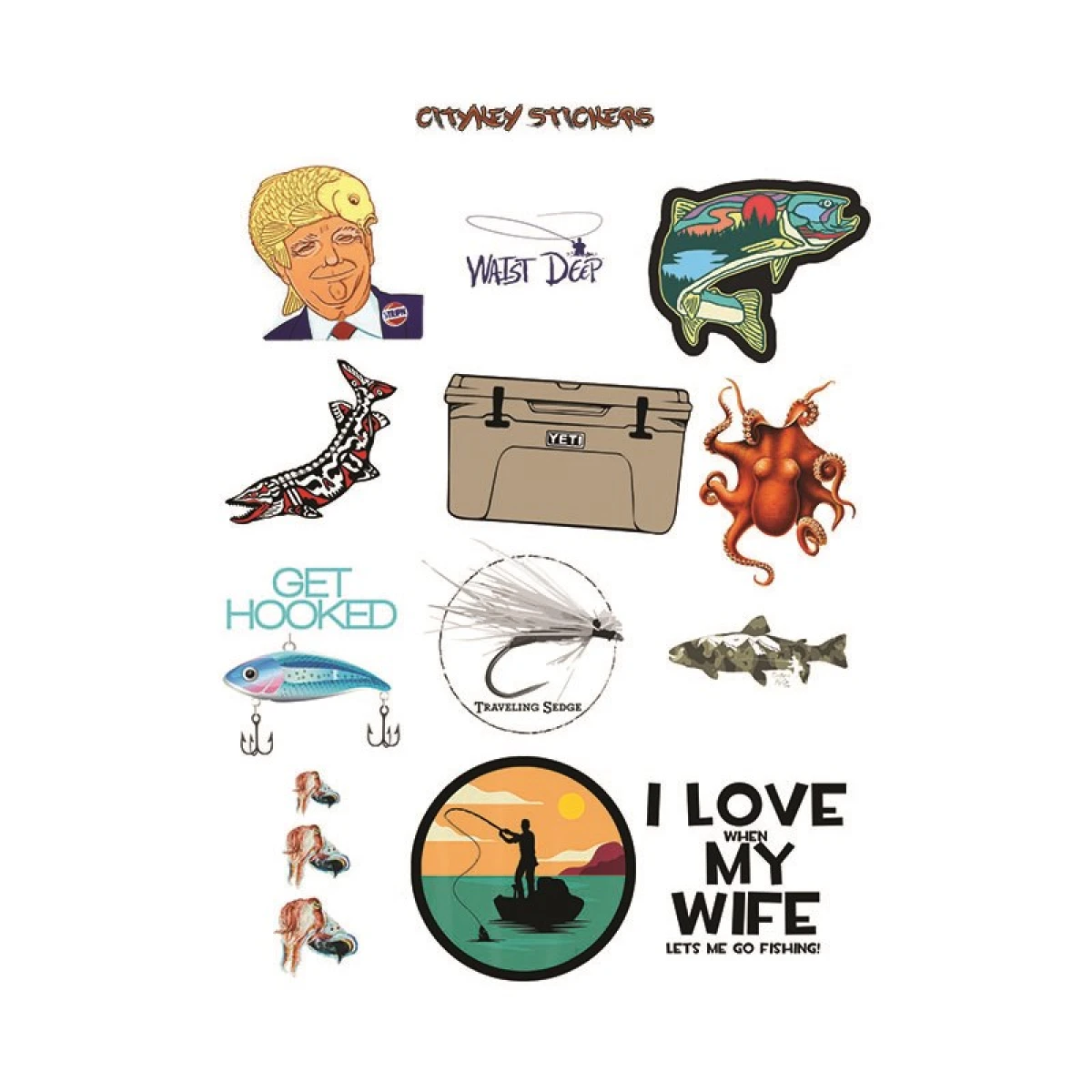 CITYKEY STICKERS Dizayn 3 Serisi Sticker