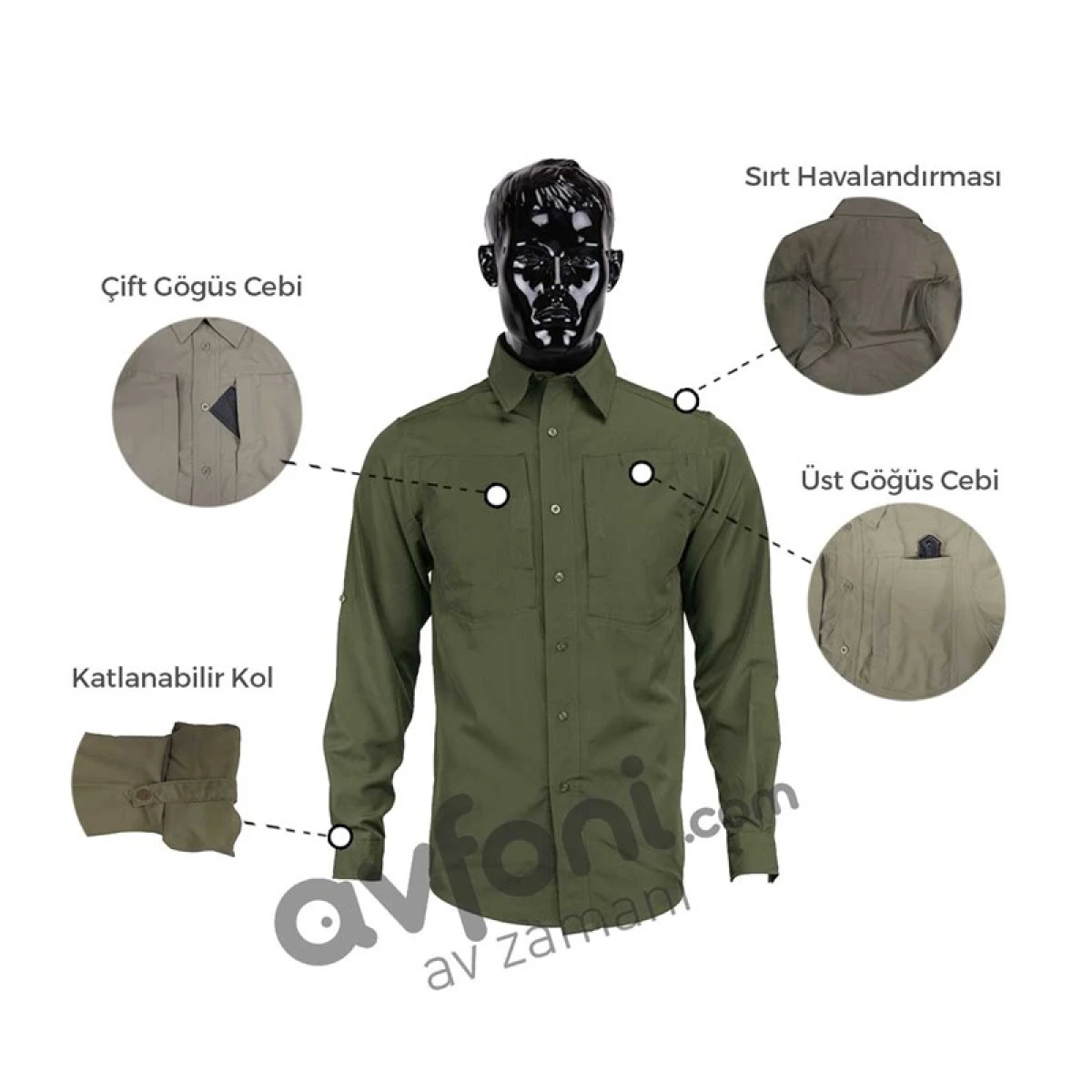 N.M TACTICAL Commander Taktik Gömlek