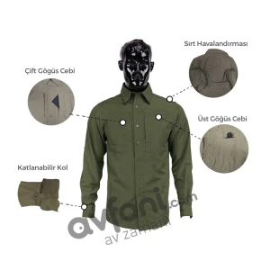 N.M TACTICAL Commander Taktik Gömlek
