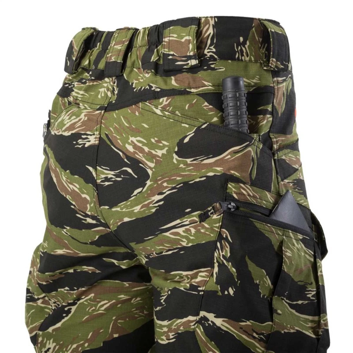 HELIKON TEX UTS (Urban Tactical Shorts) 11 - Polycotton Stretch Ripstop TIGER STRIPE - XLarge