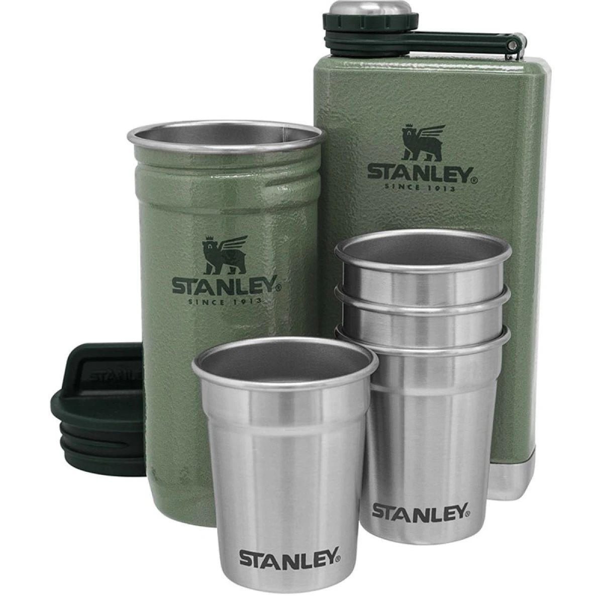 Stanley Adventure Çelik Shot Bardak ve Matara Seti Yeşil