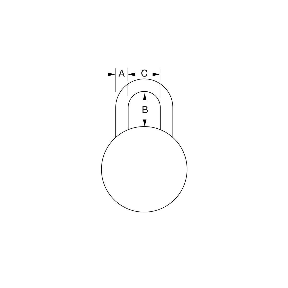 MASTER LOCK Sabit Combo 1533D Asma Kilit