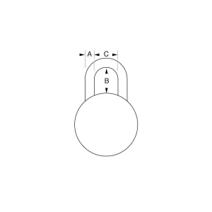 MASTER LOCK Sabit Combo 1533D Asma Kilit