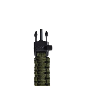 NURGAZ Magnezyumlu Pusulalı Paracord Bileklik Yeşil NG PİB-Y
