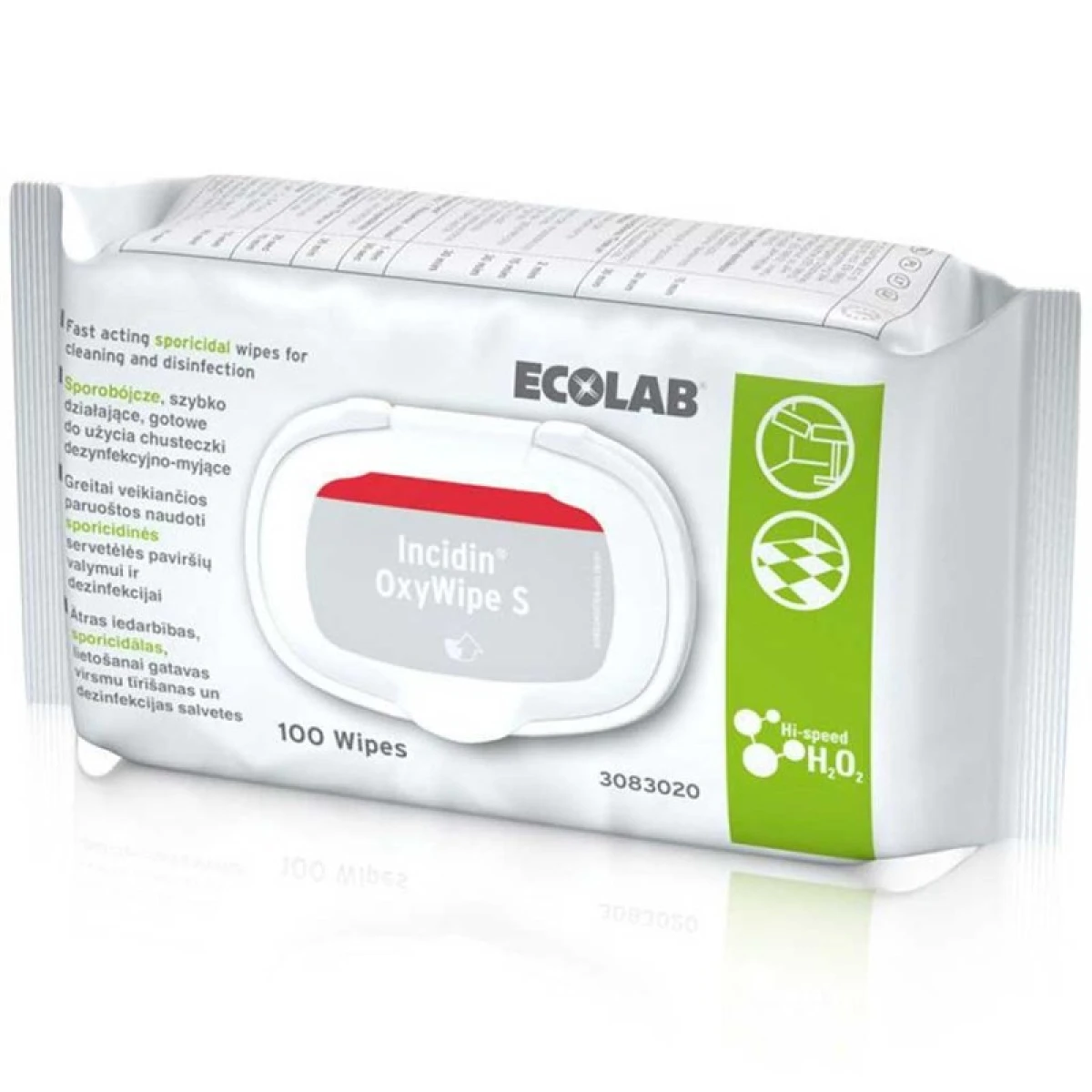 ECOLAB Oxywipe S Alkolsüz Dezenfektanlı Mendil