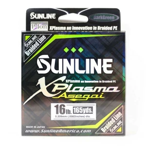 SUNLINE Xplasma Asegai Koyu Yeşil 150 Metre İp Misina 16 Lb 7.2 Kg 0.209 mm