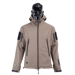 N.M TACTICAL Askeri Taktik Softshell Kapşonlu Mont - Yeşil - S