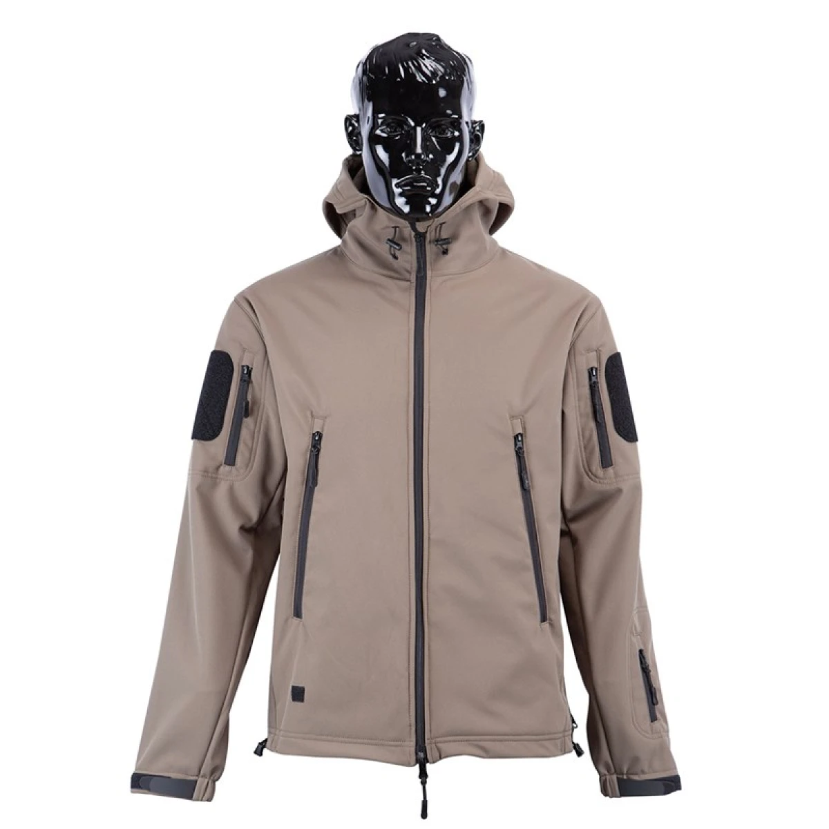 N.M TACTICAL Askeri Taktik Softshell Kapşonlu Mont - Yeşil - S
