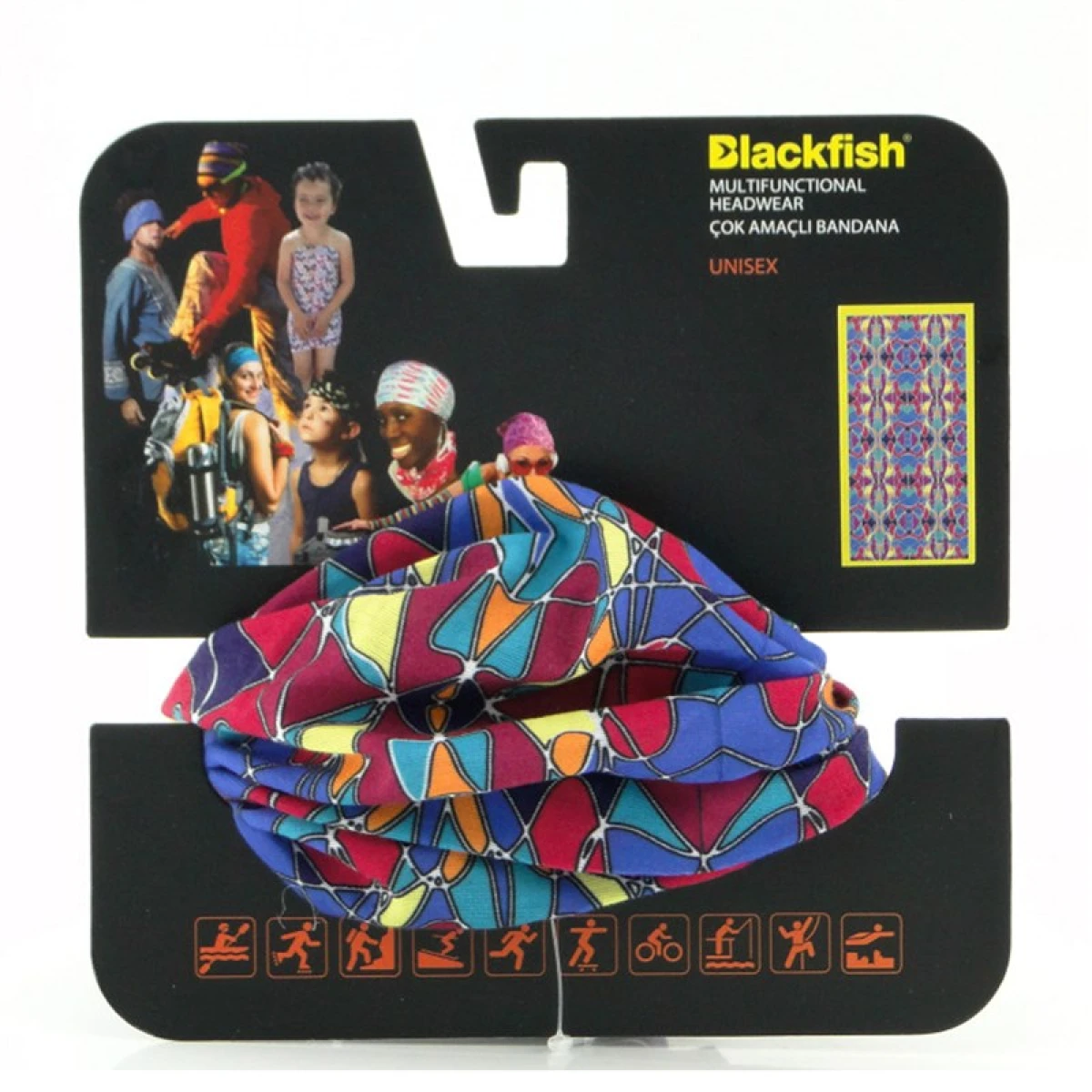 BLACK FISH Desen Serisi Bandana B2.P1.01