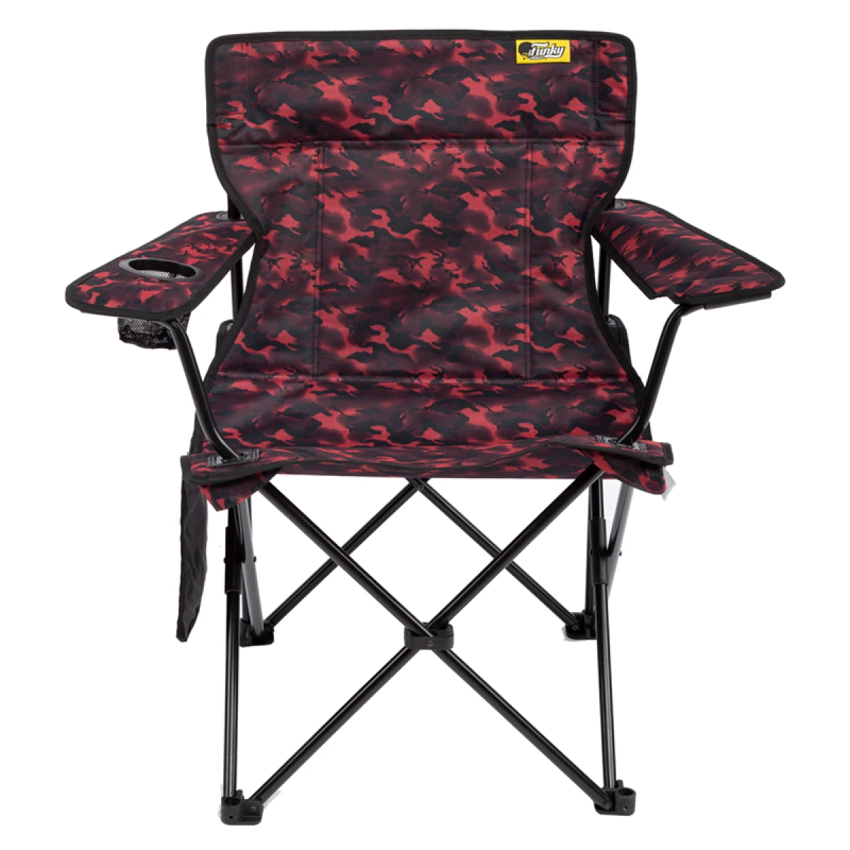 FUNKY CHAIRS V2 Kırmızı Kamuflaj Lüks Kamp Sandalyesi