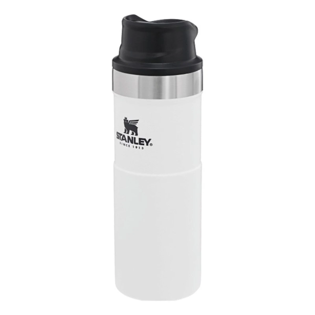 Stanley Klasik Trigger-Action Seyahat Bardağı 0,47 Lt - Beyaz