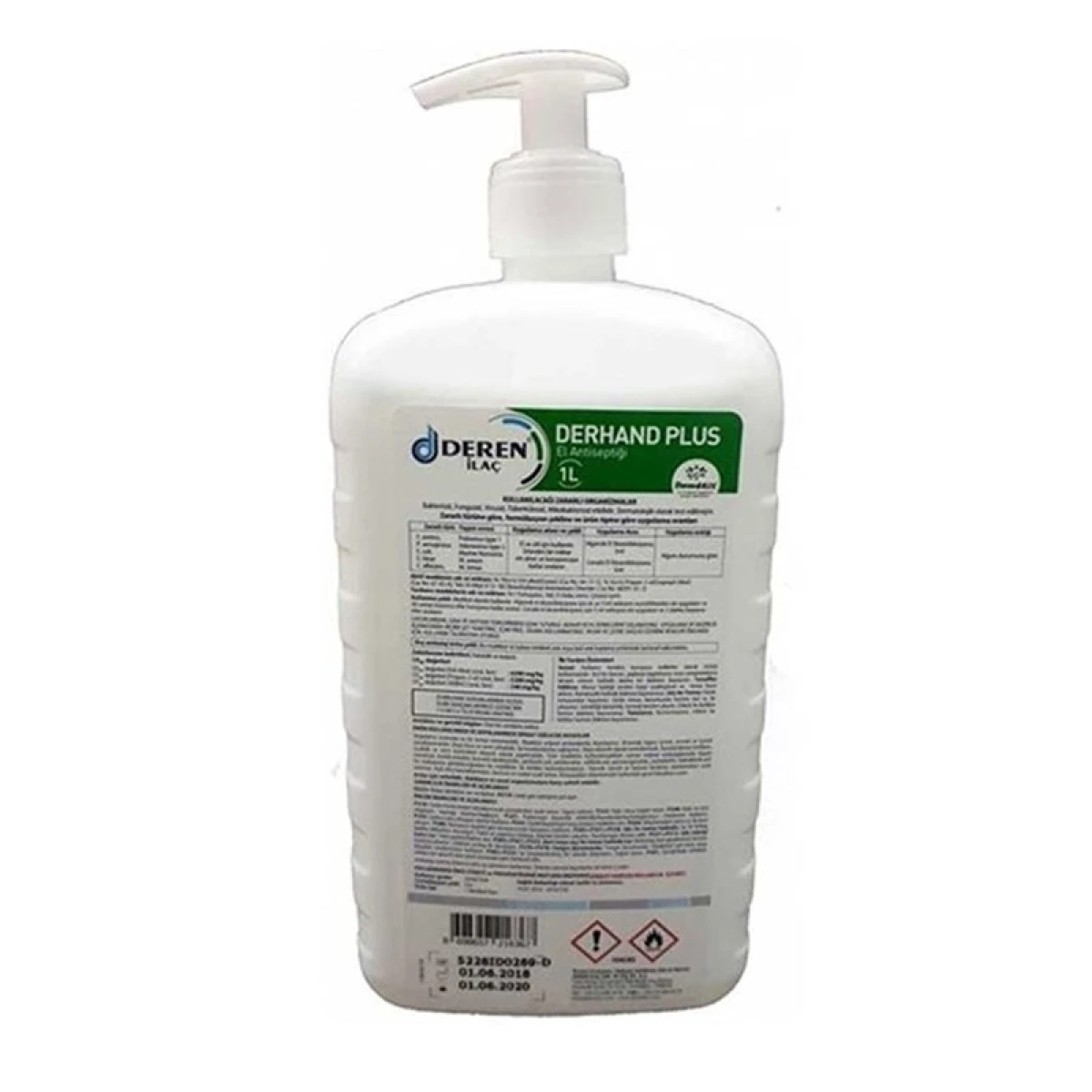 ECOLAB İncidin Oxyfoam 750 ml + Derhand Plus 1 Lt Pompalı + 2x 100 Ml Şişe