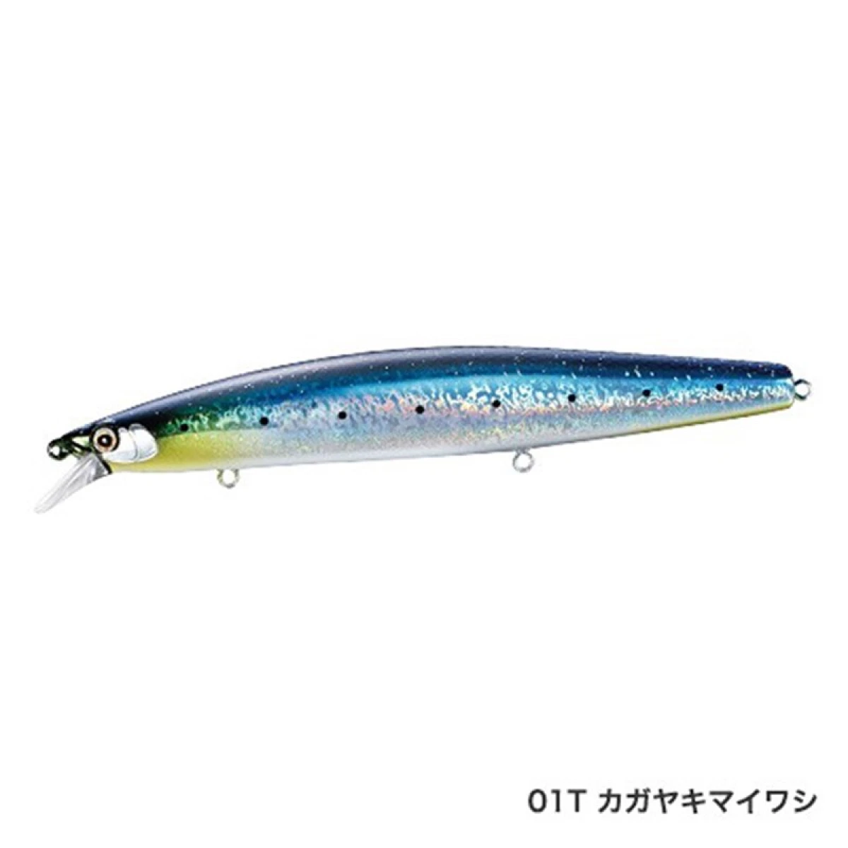 SHIMANO Exsence Silent Assassin 129 mm F 22g. Color 01T Depth 50-80cm XM129NE K IWASHI 01T Maket Yem
