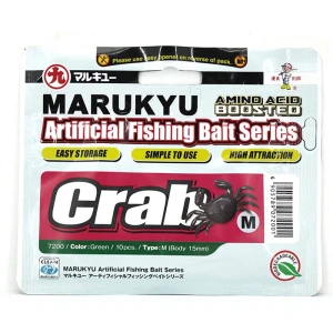 MARUKYU Crab M Silikon Yem - Kahverengi