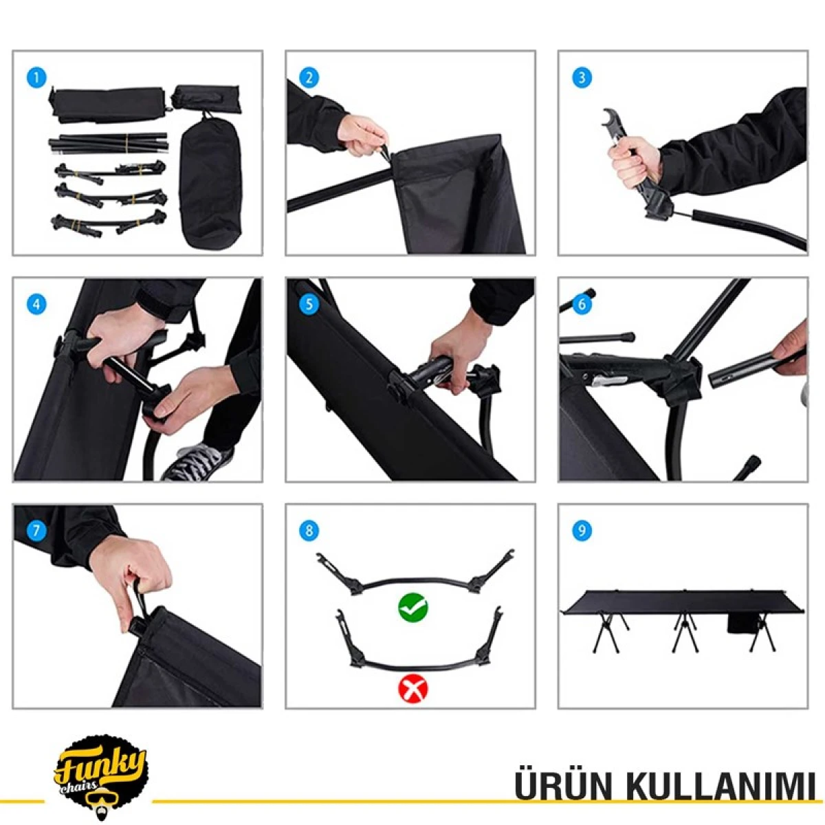 FUNKY CAMP Ultralight Alüminyum Kampet