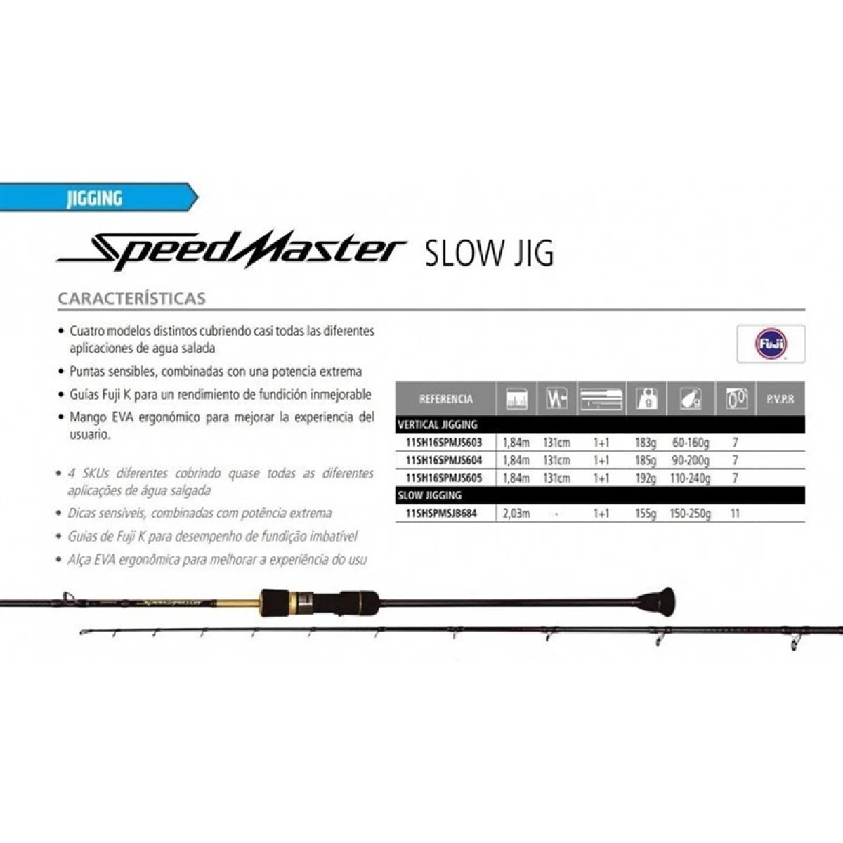 Shimano Speedmaster S605 184 Cm 110-240 Gr 2 Parça Jig Kamışı