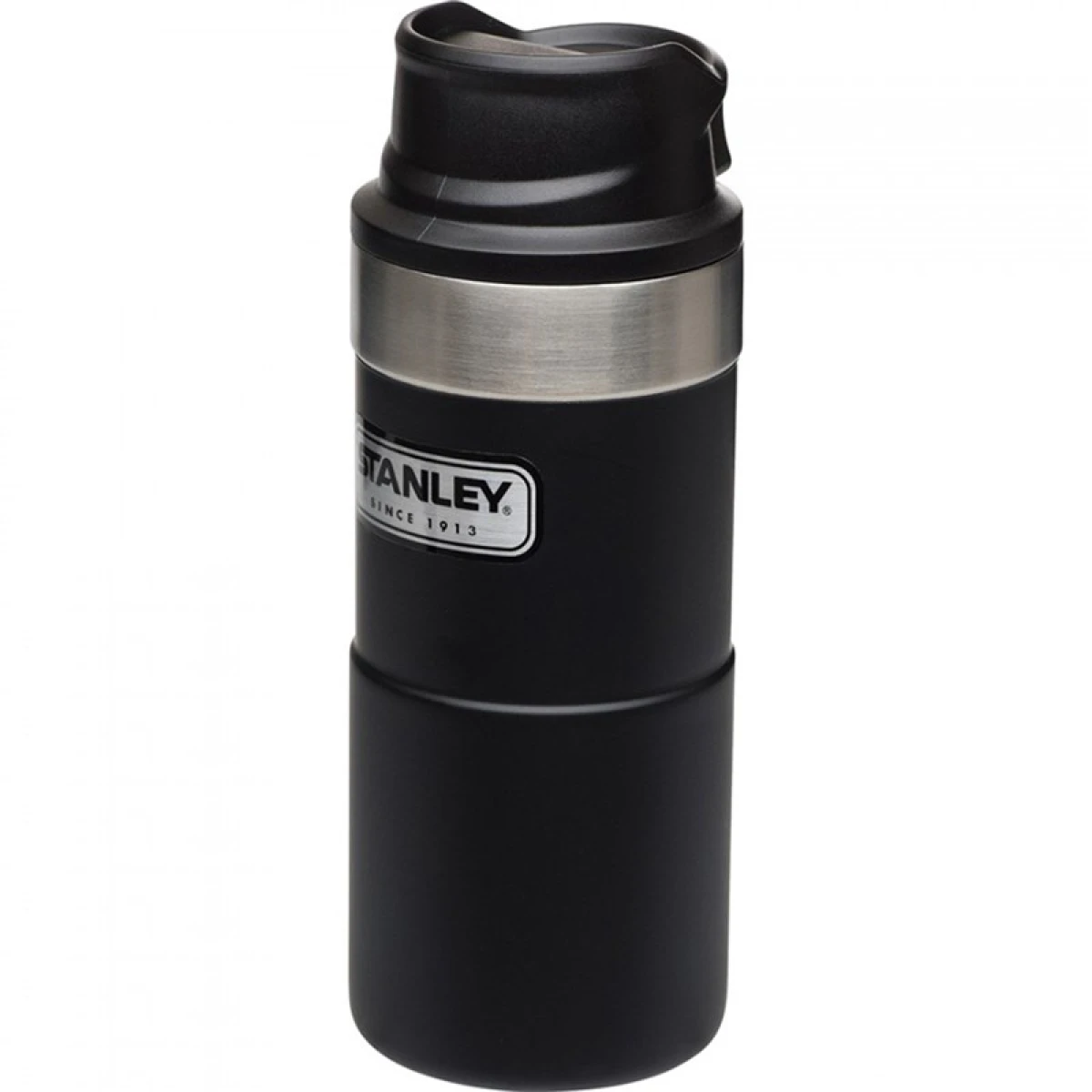 STANLEY One-Hand 2.0 Çelik Termos Bardak 0,35 LT Siyah