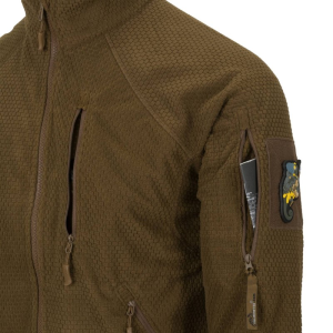 HELIKON TEX Alpha Tactical Jacket - Grid Fleece Foliage Green - XLarge Regular